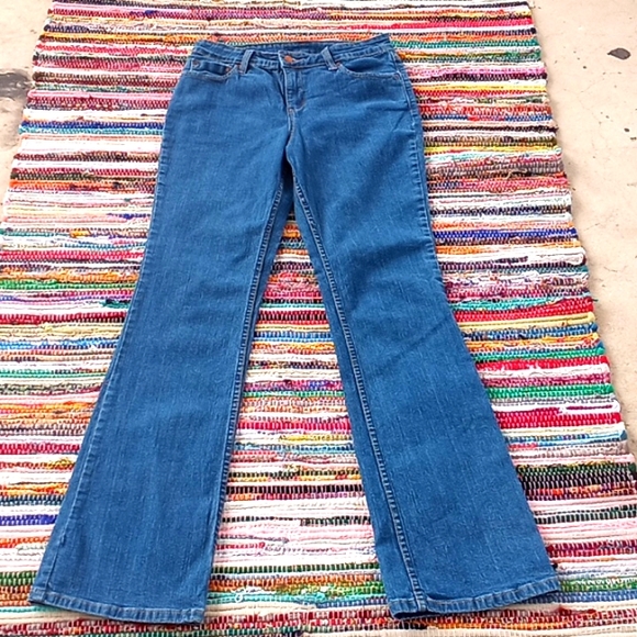 Signature Levi Strauss Long Bootcut Denim Jeans- #1580 - Picture 6 of 13